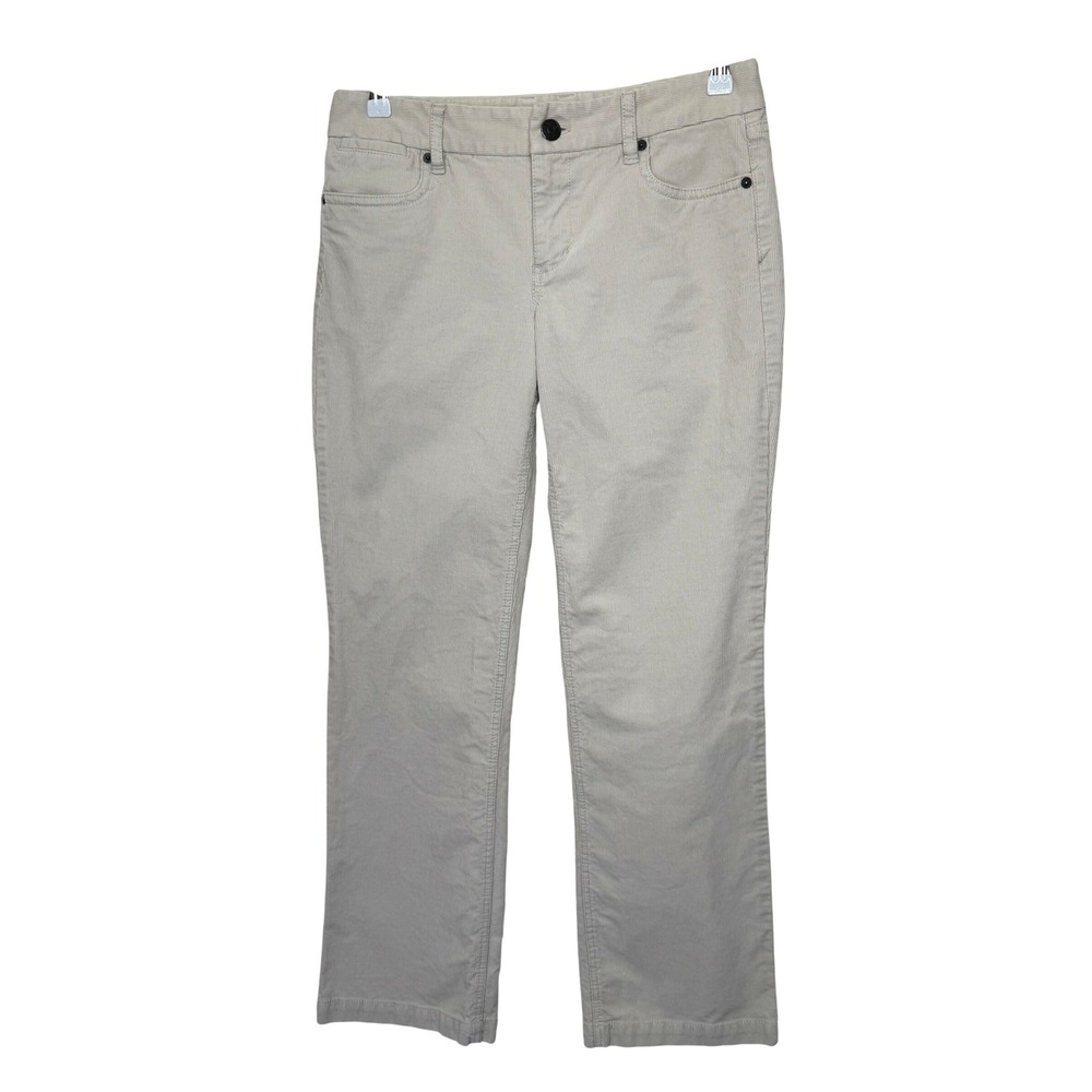 J. Crew Bootcut Stretch Midrise Corduroy Pants Cream Womens 31